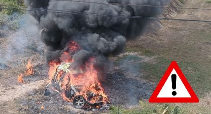 3 pasajeros atrapados en camioneta incendiada en la Riviera Veracruzana; esto se sabe
