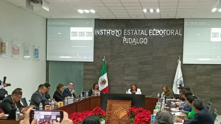 Representantes de partidos presionan al IEEH para que publique las diputaciones plurinominales