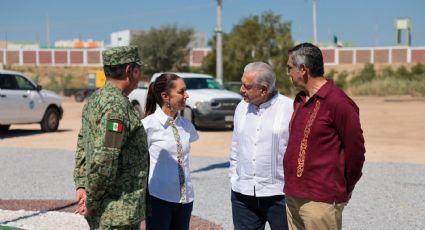 Sheinbaum y AMLO supervisan el nuevo Centro de Aduanas en Tamaulipas