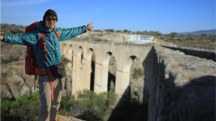 Visita en Hidalgo el único acueducto donde se puede caminar y hacer tirolesa