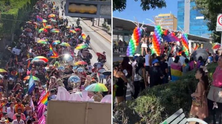 Marcha Pride, marchan cientos por calles de León