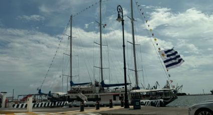 Velero de armada de Uruguay podrá visitarse en malecón de Veracruz