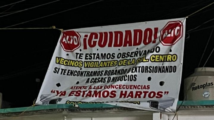 Vecinos vigilantes Oteapan: advierten con linchar a delincuentes