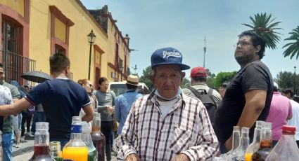 "Al ver mucha gente para votar, fui a comprar hielo y vine a vender raspados"