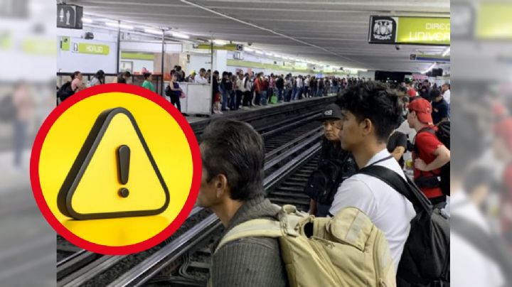 METRO CDMX: Línea 3 presenta retrasos de hasta 20 minutos con avance lento