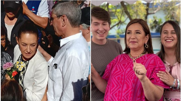 Sheinbaum, Gálvez y Máynez; candidatos a la presidencia salen a votar