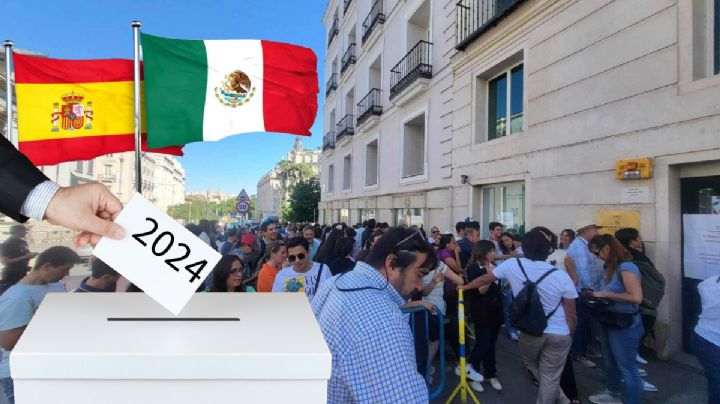 ¿Cómo es votar en el extranjero? Hidalguense reporta caos en las urnas de Madrid, España