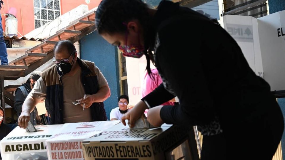 Votaciones en la alcaldía Iztapalapa.