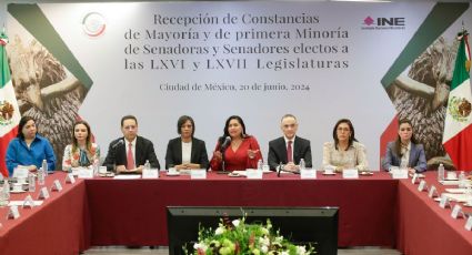 Senado recibe constancias que acreditan a senadores electos para las LXVI y LXVII Legislaturas