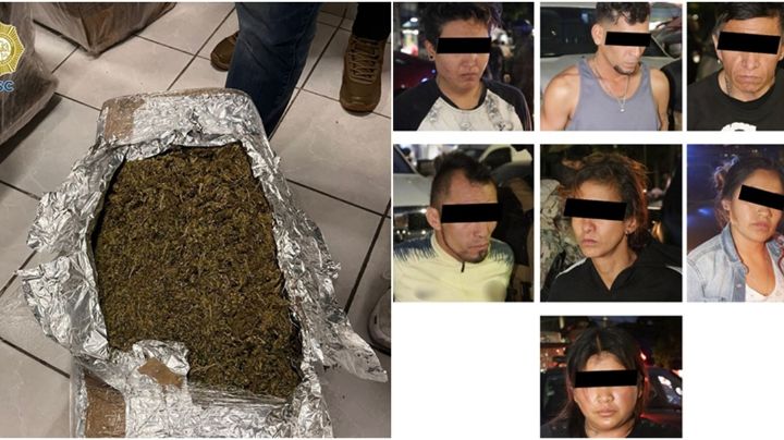 CDMX: Golpe al narcomenudeo decomisan más de 200 kilos de marihuana en Venustiano Carranza