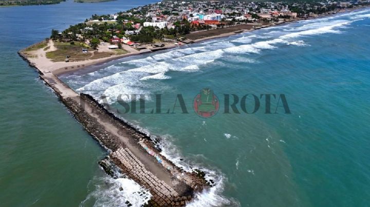 En Tecolutla, habitantes piden atender daños de escolleras