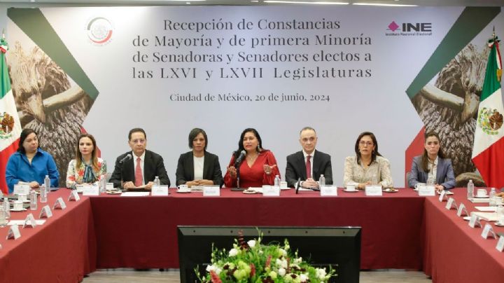 Senado recibe constancias que acreditan a senadores electos para las LXVI y LXVII Legislaturas