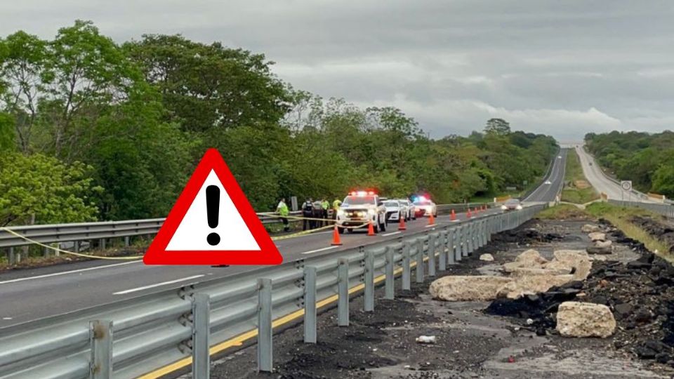 Hombre queda irreconocible tras ser atropellado en autopista La Tinaja - Cosoleacaque