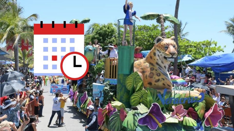 Este es el horario de los desfiles del Carnaval de Veracruz 2024