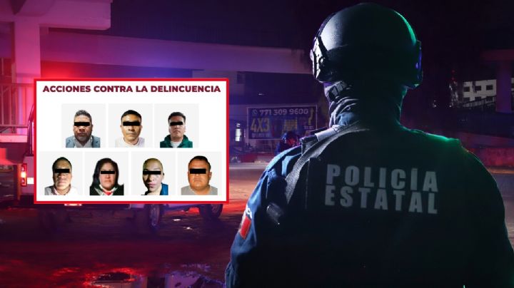 Bares de Hidalgo: 7 detenidos y decomiso de sustancias ilegales en la región Tula