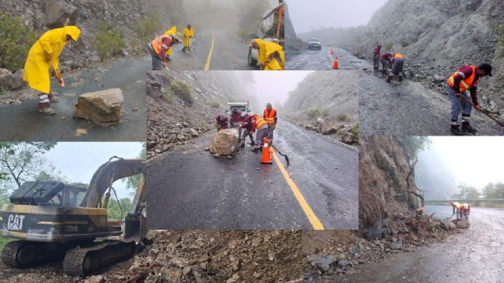 Tormenta Alberto deja derrumbes en la red carretera de Hidalgo I Imágenes