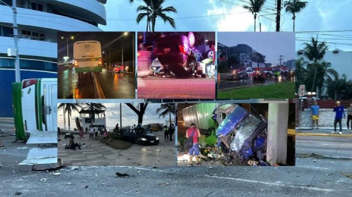 5 accidentes impactantes en la zona conurbada de Veracruz en el último año
