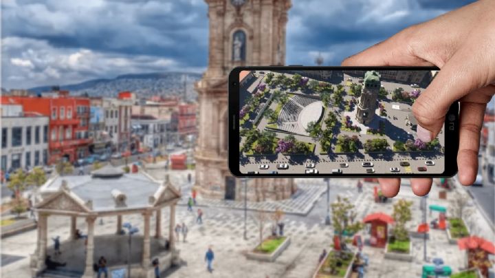 Con jacarandas, jardineras y teatro al aire libre; así podría ser la nueva imagen del Reloj de Pachuca