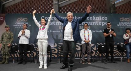 En gira con AMLO, ¡Fuerzas Armadas la llama Comandanta Suprema!