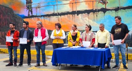 Con mural “Ya cruzamos el puente” celebran un año de que Huapalcalco es reconocido por el INAH