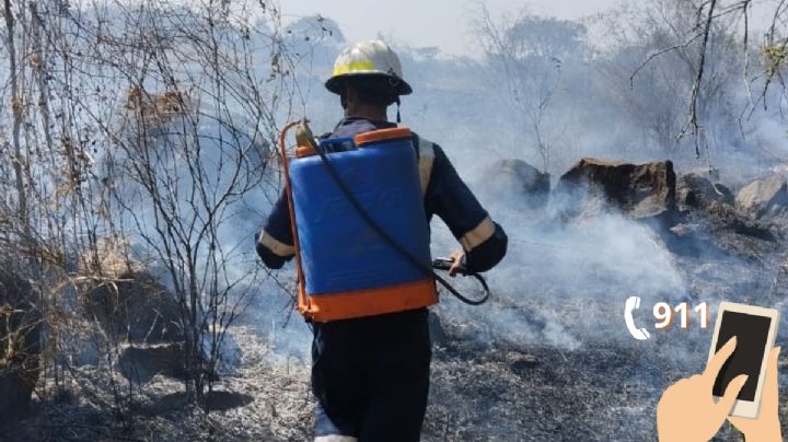 Debido al aumento de incendios en Emiliano Zapata, se invita a denunciar a quienes provoquen