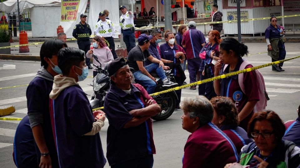 La protesta de trabajadores de la empresa Gott and Glück en Circuito Interior