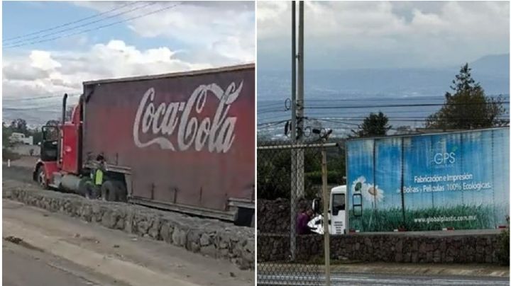 Tráiler y camión usan rampa de emergencia en la “bajada de la muerte” de Tulancingo; hay tráfico por retiro