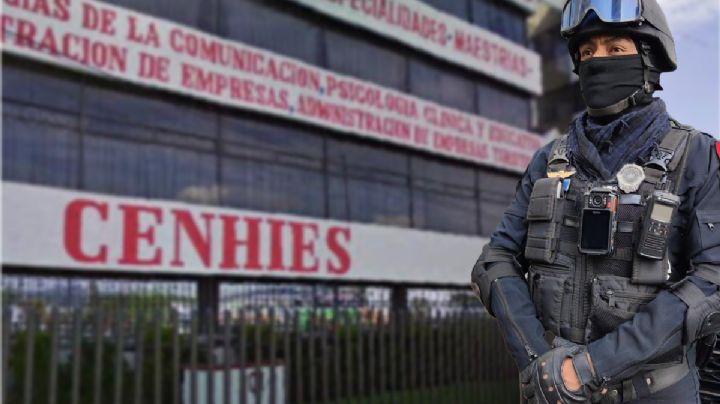 Policías sitian universidad del Cenhies en Pachuca; esto pasó