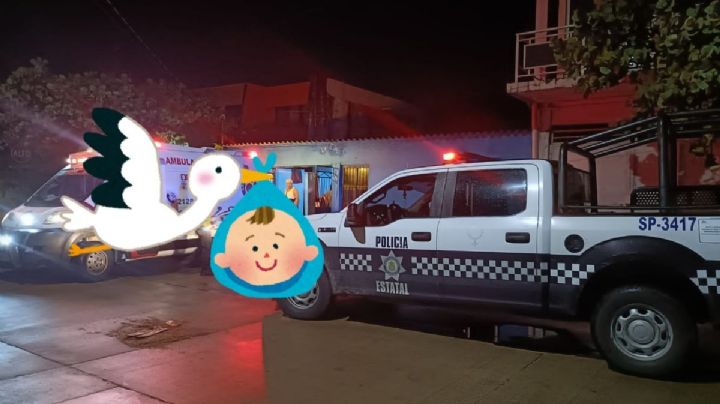 Así fue como Policías Estatales ayudaron a una madre a dar a luz en Coatzacoalcos