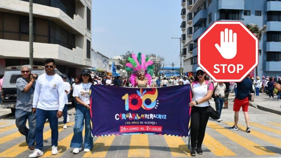 Inicia Carnaval de Veracruz 2024: Estos son los cierres viales