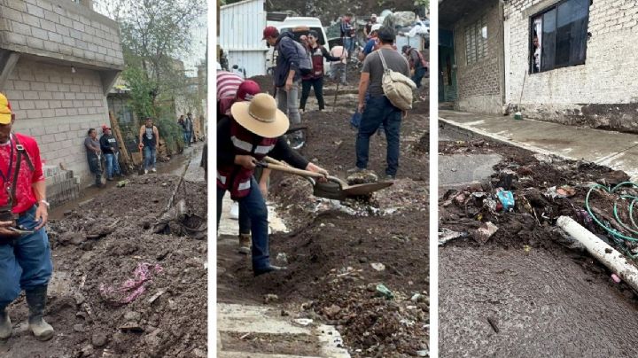 Edomex: Intensas lluvias generan deslave en Chimalhuacán; hay 30 casas afectadas