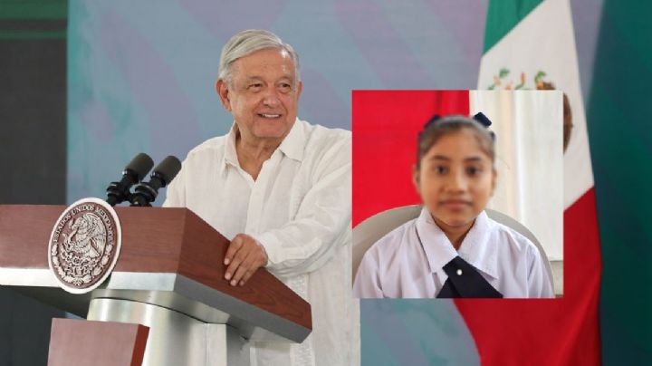 Andrea, estudiante de Papantla, se reunirá con el presidente López Obrador