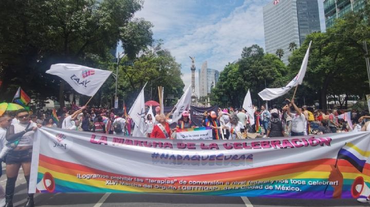 Así se vive la marcha LGBTTTIQ+ en la CDMX
