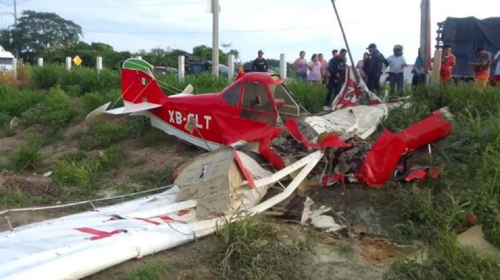 Esto se sabe del desplome de una avioneta en Tabasco