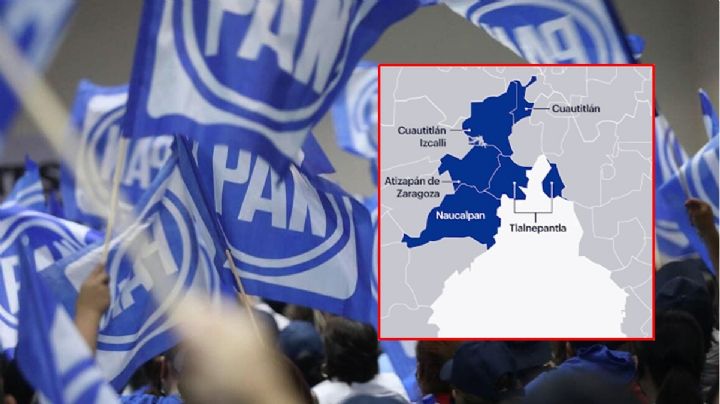 Se fragmenta corredor azul en Edomex; PAN pierde municipios