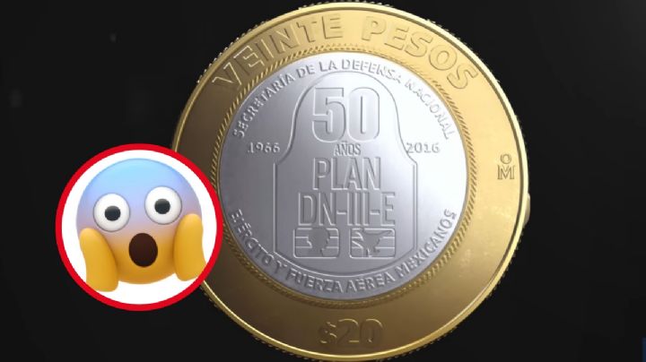 Así es la moneda de 20 que pocos conocen y piensan que es falsa; vale 50,000,000 de pesos