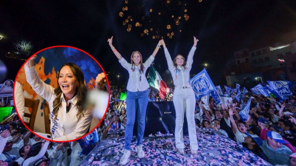 Samantha Smith, candidata a la presidencia municipal de Guanajuato capital, por la coalición PAN-PRI-PRD, ganó la contienda con un aplastante récord en votos. 