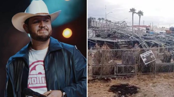 Se derrumba escenario antes de que Edén Muñoz se subiera a cantar; este es su estado de salud