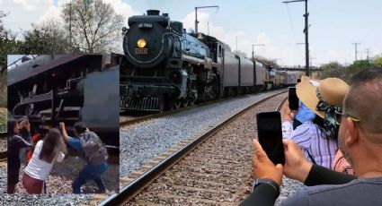 Mega tren que cruzó por Guanajuato mata a mujer que se quería tomar una selfie