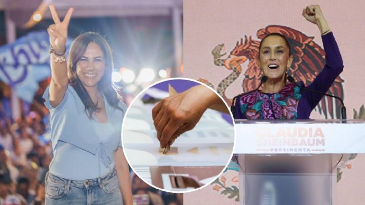 El voto diferenciado: Un 19 % de personas que votaron por Sheinbaum votó también por Libia