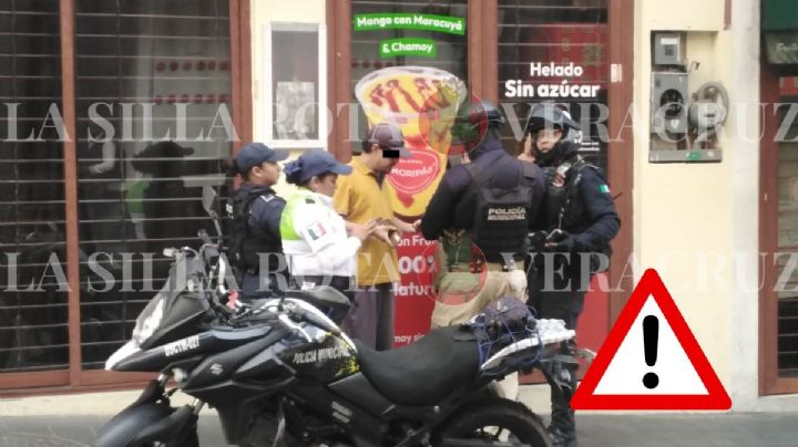 Así asaltaron a cuentahabiente en el centro de Xalapa hoy 4 de junio