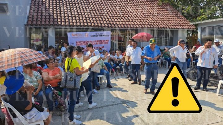 Toman ISSSTE de Tantoyuca; docentes reclaman falta de medicamentos