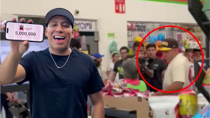 Youtuber Yulay regala despensas en supermercado de Mineral de la Reforma; así el video