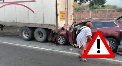 Accidente en autopista de Córdoba deja 5 lesionados; hay fila de 8 km de vehículos