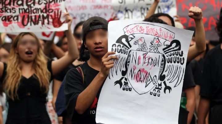 CCH Naucalpan: Así bloquearon Insurgentes Sur, frente a la Rectoría de la UNAM