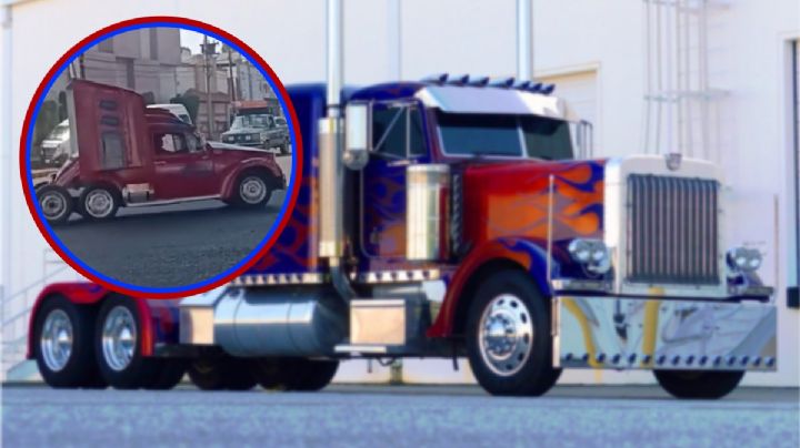¿Has visto el vocho disfrazado de Optimus Prime en Pachuca? Así luce el curioso vehículo