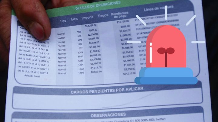 CFE lanza importante mensaje a todos sus usuarios; tiene que ver con el recibo de luz
