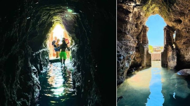 ¿Conoces las cuevas de Guanajuato en donde brota el agua de sus paredes?
