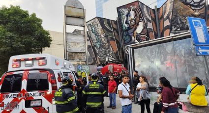 Fuerte flamazo en Polyforum Siqueiros deja 3 personas heridas