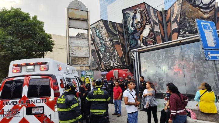Fuerte flamazo en Polyforum Siqueiros deja 3 personas heridas
